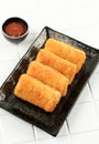 American Risoles or Risoles Mayo, Indonesian Traditional Snack Royalty Free Stock Photo