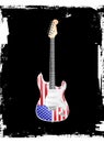 American Rock and Roll Guitar vector