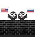 American Russian Leaders Royalty Free Stock Photo