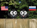 American Russian Leaders Royalty Free Stock Photo