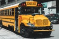 American school bus Royalty Free Stock Photo