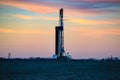American Shale Gas - Drilling Rig Royalty Free Stock Photo