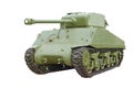 American tank Sherman . Royalty Free Stock Photo