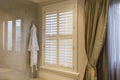 American Shutters in Bathroom Royalty Free Stock Photo