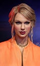 american singer celebrity taylor swift wax figure at madame tussauds in hong kong