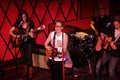 Ingrid Michaelson in session at Rockwood Music Hall Royalty Free Stock Photo