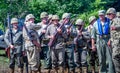 American soldiers in vintage uniforms