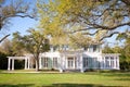 American Southern-Style Mansion Royalty Free Stock Photo