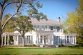 American Southern-Style Mansion Royalty Free Stock Photo