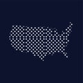 American star map logo icon vector template