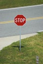 American stop sign