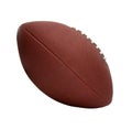 American Style Football, Tilted Side View Royalty Free Stock Photo