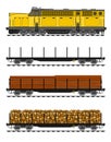 American style Freight train