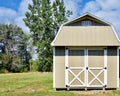 American style wooden shed Royalty Free Stock Photo