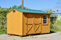 American style wooden shed Royalty Free Stock Photo