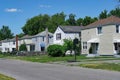 American suburban residential street