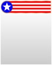 American symbol star & stripes frame