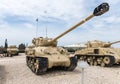 American tank Sherman T-51 is on the Memorial Site near the Armored Corps Museum in Latrun, Israel Royalty Free Stock Photo