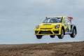 American Tanner Foust driver during Red Bull GRC Global Rallycross Royalty Free Stock Photo