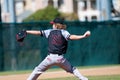 High school baseball pitcher Royalty Free Stock Photo