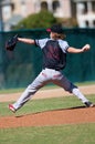 High school baseball pitcher Royalty Free Stock Photo