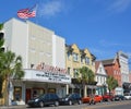 American Theater and its Art Deco facade stands out