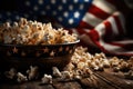 American themed background stock photo