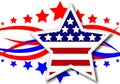 American themed Star