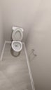 American toilet in a brand new house Royalty Free Stock Photo