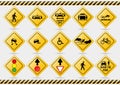 Traffic Signs Collection [09] out of 19 Royalty Free Stock Photo