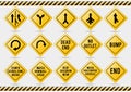 Traffic Signs Collection [08] out of 19 Royalty Free Stock Photo