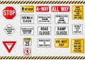 Traffic Signs Collection [04] out of 19 Royalty Free Stock Photo