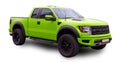 American truck Ford F-150 SVT Raptor. White background Royalty Free Stock Photo