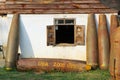 American unexploded bombs located outside of a residential building in Phonsavan, Laos.