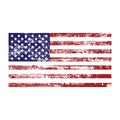 American usa flag with abstract grunge texture Royalty Free Stock Photo