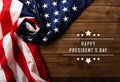 American or USA Flag with Royalty Free Stock Photo