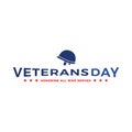 American veterans day vector illustration