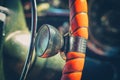 American vintage car interior detail Royalty Free Stock Photo