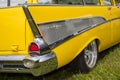 Franken, Germany, 18 June 2016: American vintage car, rear view Royalty Free Stock Photo