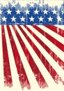 American Vintage Flag Banner