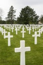 American War Cemetery and Memorial, Colleville-sur-Mer, France Royalty Free Stock Photo