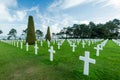 American War Cemetery near Omaha Beach, Normandy Colleville Royalty Free Stock Photo