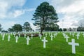 American War Cemetery near Omaha Beach, Normandy Colleville Royalty Free Stock Photo