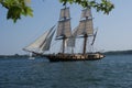 American War of 1812 replica sailing ship in Toronto by Peter J. Restivo.