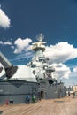 American warship - museum, USS North Carolina Royalty Free Stock Photo