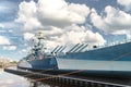 American warship - open air museum, USS North Carolina Royalty Free Stock Photo