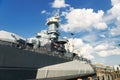 American warship - open air museum, USS North Carolina Royalty Free Stock Photo