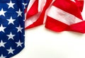 American Wave Flag Background. USA Royalty Free Stock Photo
