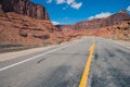 American West Highway Royalty Free Stock Photo