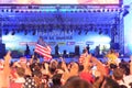 American World Cup Fans gather to watch the USA vs Ghana match.